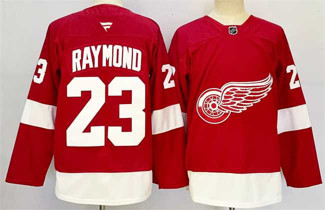 Men's Detroit Red Wings #23 Lucas Raymond Red 2024-25 Home Stitched Jersey,We sell and wholesale Men's Detroit Red Wings #23 Lucas Raymond Red 2024-25 Home Stitched Jersey on line form chian!